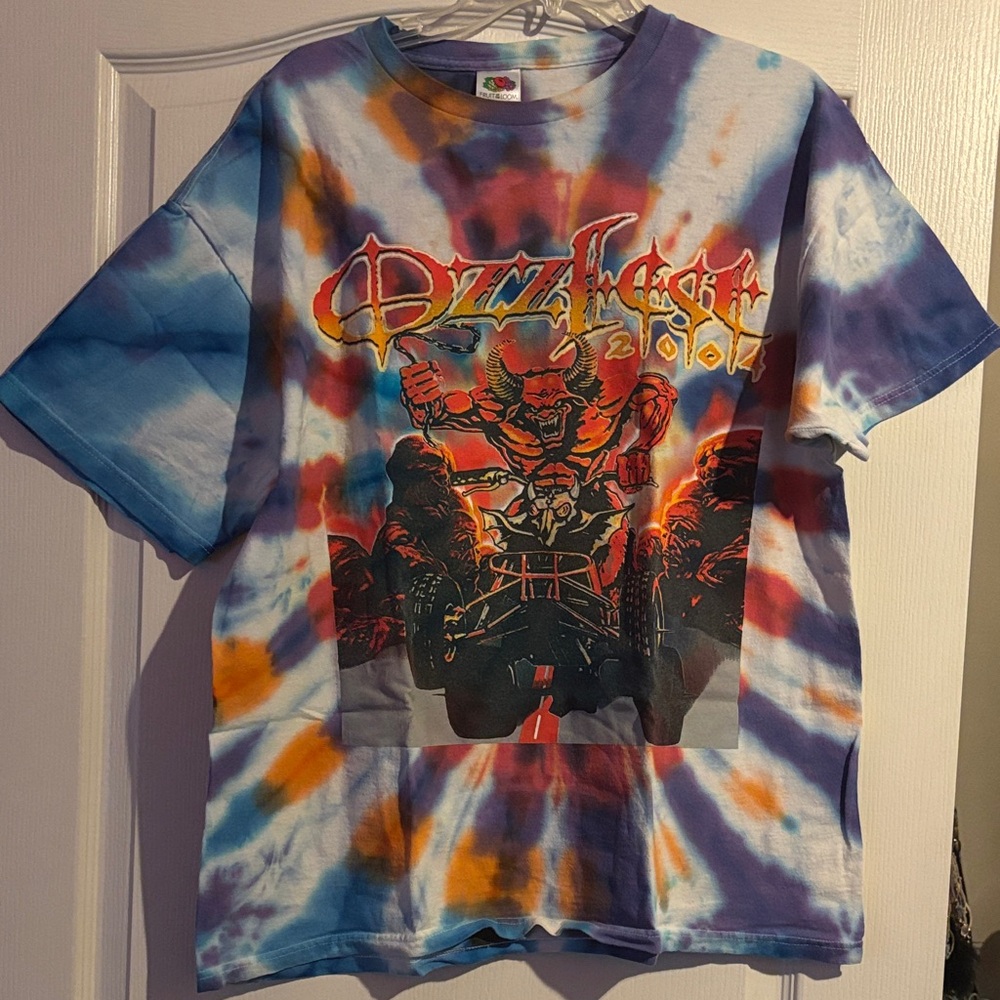 Vintage 2004 Ozzfest Tie-Dye tour T-Shirt